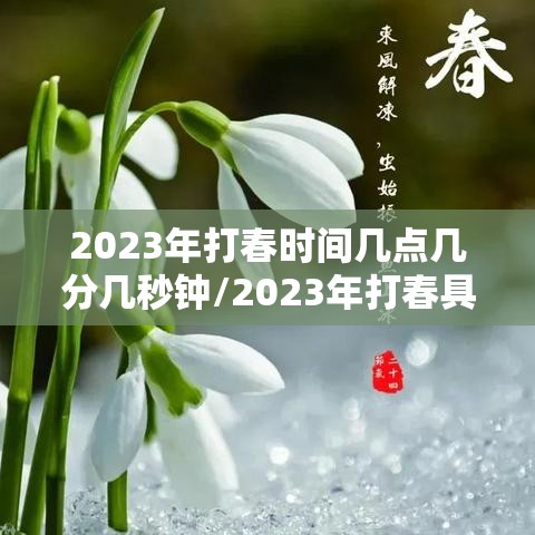 2023年打春时间几点几分几秒钟/2023年打春具体时间是几点几分