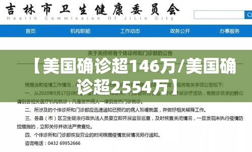 【美国确诊超146万/美国确诊超2554万】