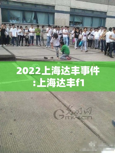 2022上海达丰事件:上海达丰f1