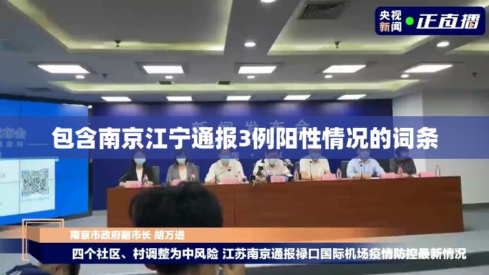 包含南京江宁通报3例阳性情况的词条