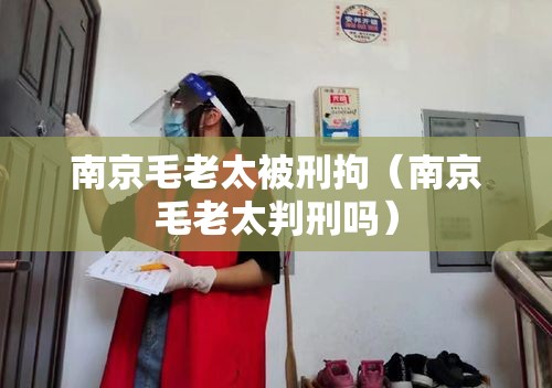 南京毛老太被刑拘（南京毛老太判刑吗）
