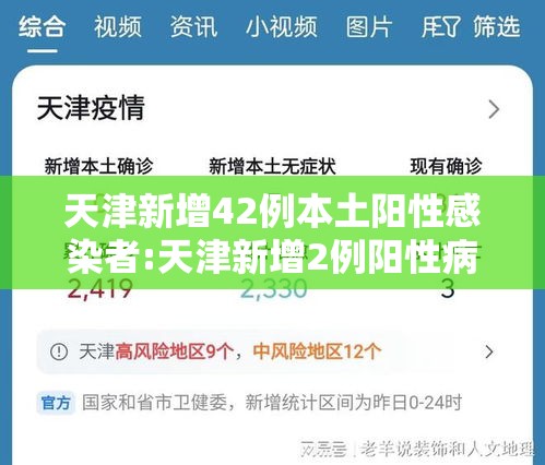 天津新增42例本土阳性感染者:天津新增2例阳性病例