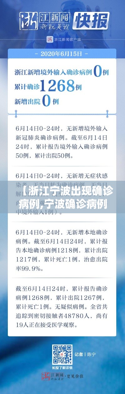 【浙江宁波出现确诊病例,宁波确诊病例分布】