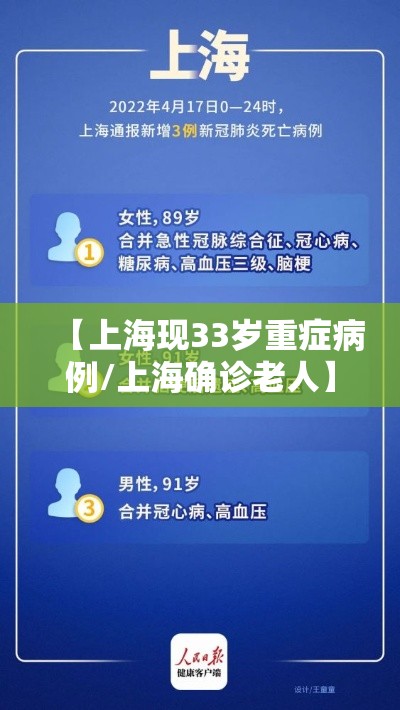【上海现33岁重症病例/上海确诊老人】 【上海现33岁重症病例/上海确诊老人】