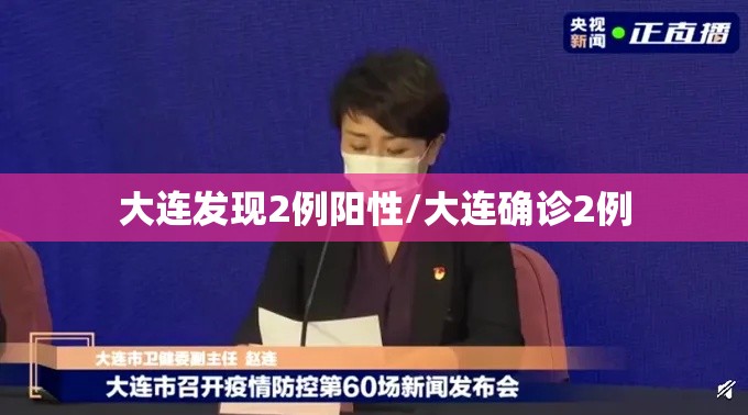 大连发现2例阳性/大连确诊2例