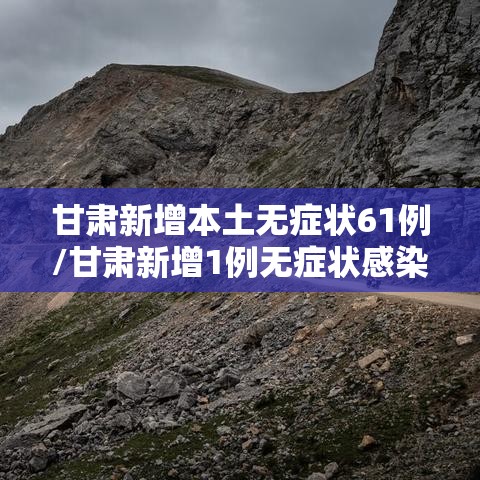 甘肃新增本土无症状61例/甘肃新增1例无症状感染者 甘肃新增本土无症状61例/甘肃新增1例无症状感染者