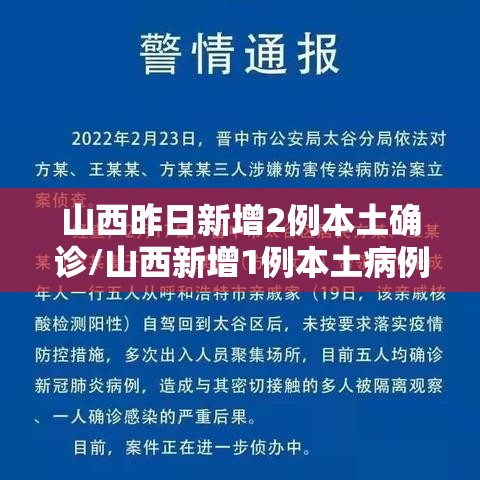 山西昨日新增2例本土确诊/山西新增1例本土病例活动轨迹