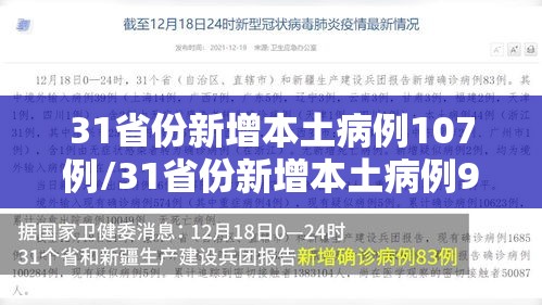 31省份新增本土病例107例/31省份新增本土病例98例