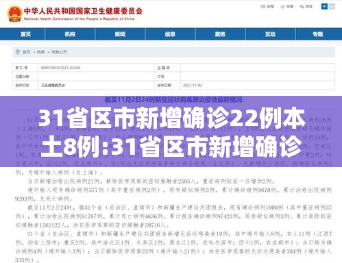 31省区市新增确诊22例本土8例:31省区市新增确诊22例 本土8例