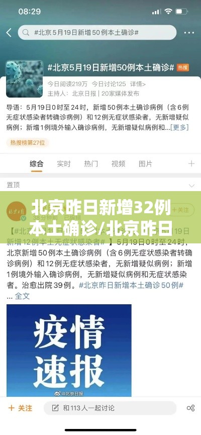 北京昨日新增32例本土确诊/北京昨日新增61例本土确诊