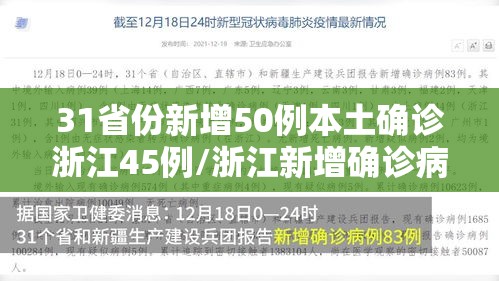 31省份新增50例本土确诊浙江45例/浙江新增确诊病历 31省份新增50例本土确诊浙江45例/浙江新增确诊病历