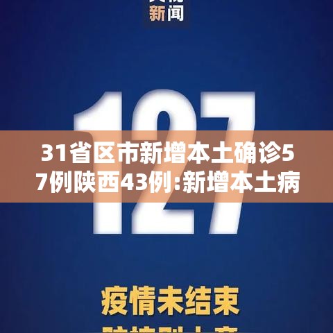 31省区市新增本土确诊57例陕西43例:新增本土病例陕西