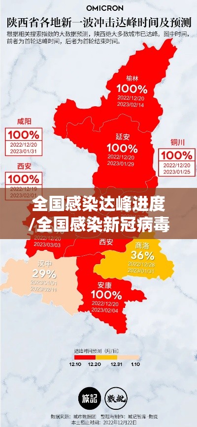 全国感染达峰进度/全国感染新冠病毒情况