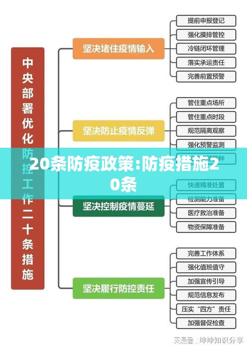 20条防疫政策:防疫措施20条