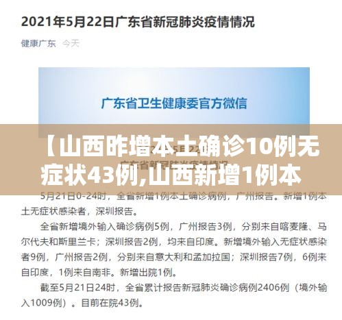 【山西昨增本土确诊10例无症状43例,山西新增1例本土病例具体详情是?】