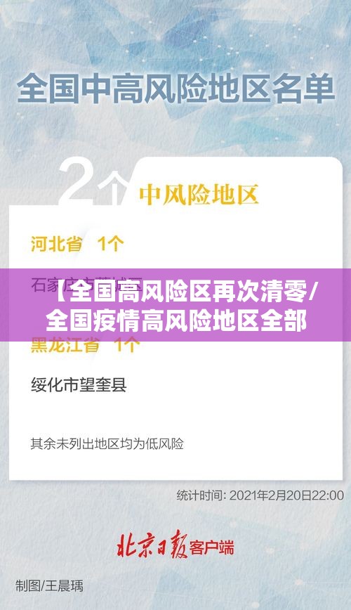 【全国高风险区再次清零/全国疫情高风险地区全部清零】