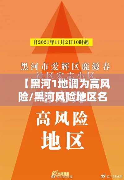 【黑河1地调为高风险/黑河风险地区名单】
