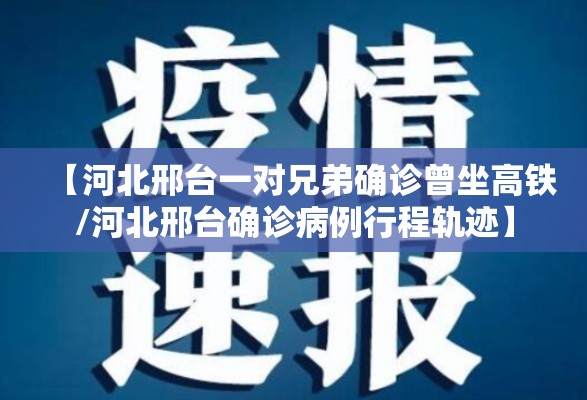 【河北邢台一对兄弟确诊曾坐高铁/河北邢台确诊病例行程轨迹】