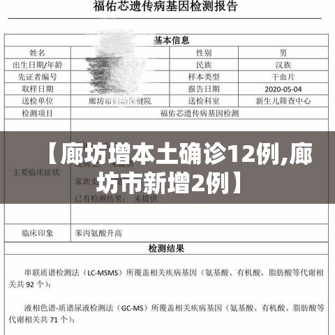 【廊坊增本土确诊12例,廊坊市新增2例】 【廊坊增本土确诊12例,廊坊市新增2例】
