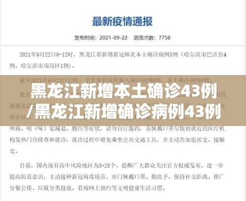黑龙江新增本土确诊43例/黑龙江新增确诊病例43例