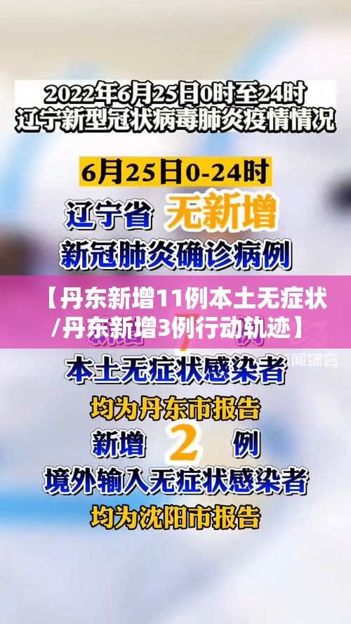 【丹东新增11例本土无症状/丹东新增3例行动轨迹】