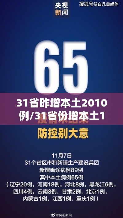 31省昨增本土2010例/31省份增本土17