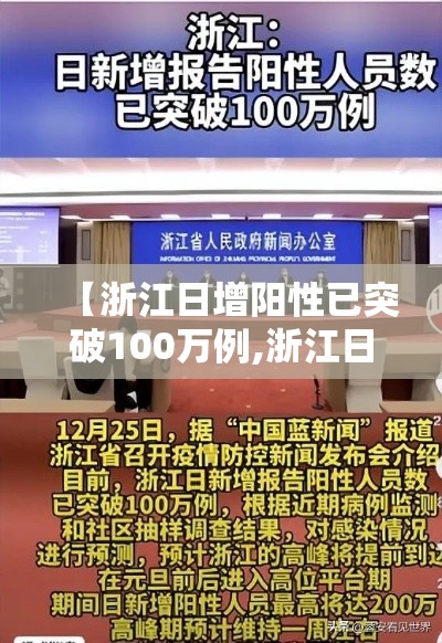 【浙江日增阳性已突破100万例,浙江日报 疫情】 【浙江日增阳性已突破100万例,浙江日报 疫情】