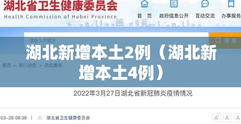湖北新增本土2例（湖北新增本土4例）