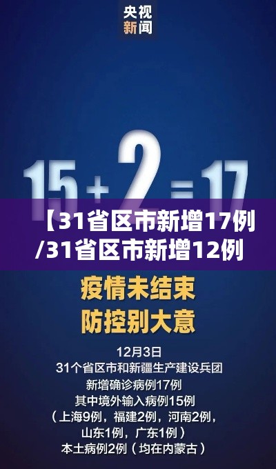 【31省区市新增17例/31省区市新增12例】 【31省区市新增17例/31省区市新增12例】