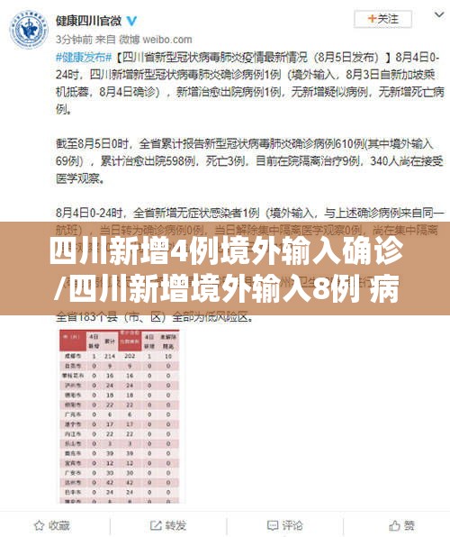 四川新增4例境外输入确诊/四川新增境外输入8例 病例