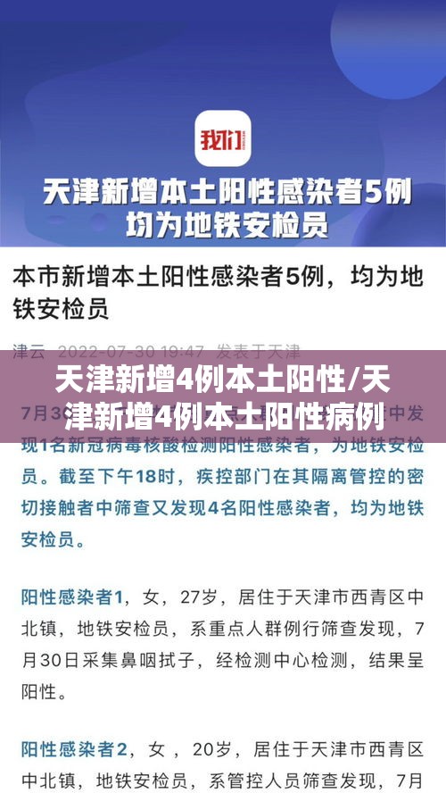 天津新增4例本土阳性/天津新增4例本土阳性病例