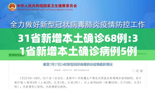31省新增本土确诊68例:31省新增本土确诊病例5例