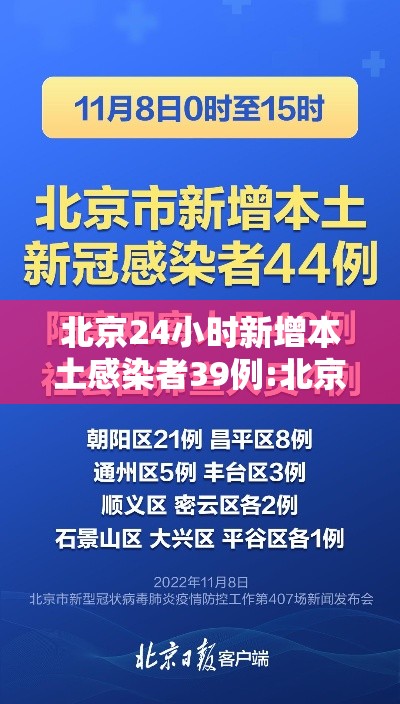 北京24小时新增本土感染者39例:北京24新增病例 北京24小时新增本土感染者39例:北京24新增病例