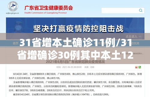 31省增本土确诊11例/31省增确诊30例其中本土12例 31省增本土确诊11例/31省增确诊30例其中本土12例