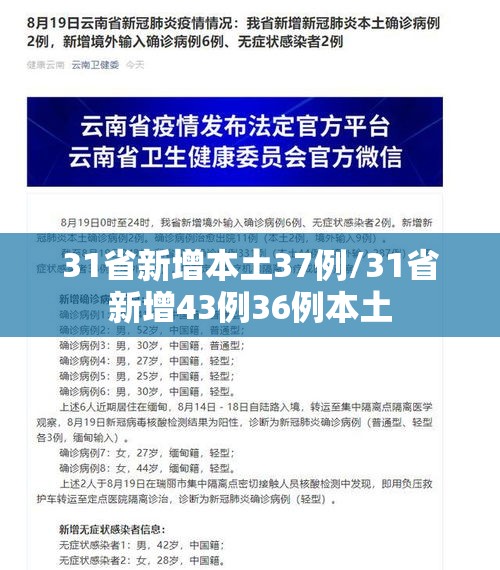 31省新增本土37例/31省新增43例36例本土 31省新增本土37例/31省新增43例36例本土