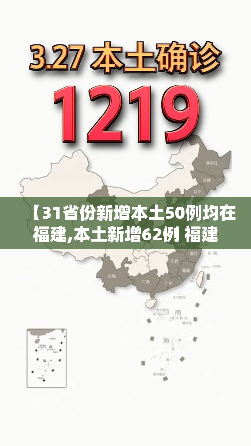 【31省份新增本土50例均在福建,本土新增62例 福建61例】