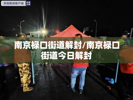 南京禄口街道解封/南京禄口街道今日解封
