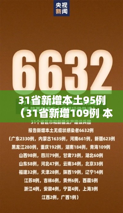 31省新增本土95例（31省新增109例 本土96例）