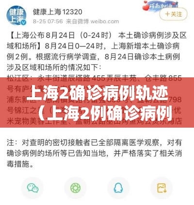 上海2确诊病例轨迹(上海2例确诊病例) 上海2确诊病例轨迹(上海2例确诊病例)