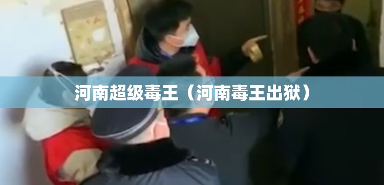 河南超级毒王（河南毒王出狱）