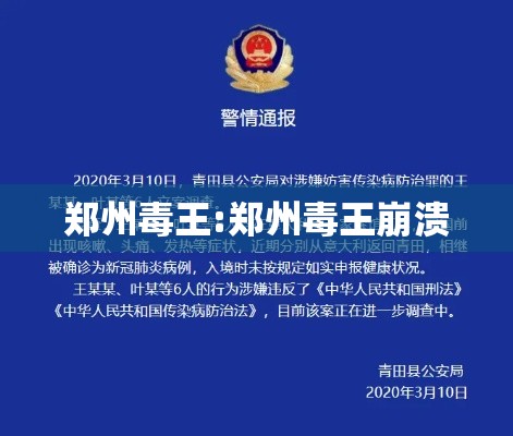 郑州毒王:郑州毒王崩溃