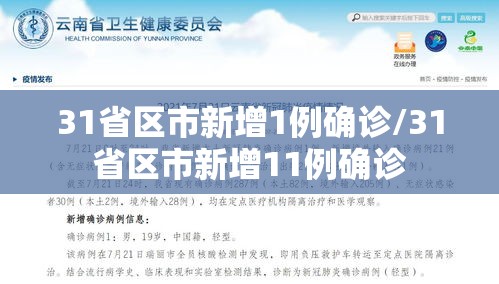 31省区市新增1例确诊/31省区市新增11例确诊