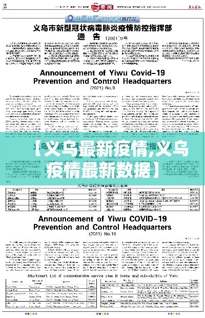 【义乌最新疫情,义乌疫情最新数据】