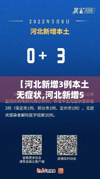 【河北新增3例本土无症状,河北新增51例本土69例无症状】