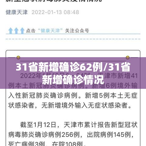 31省新增确诊62例/31省新增确诊情况