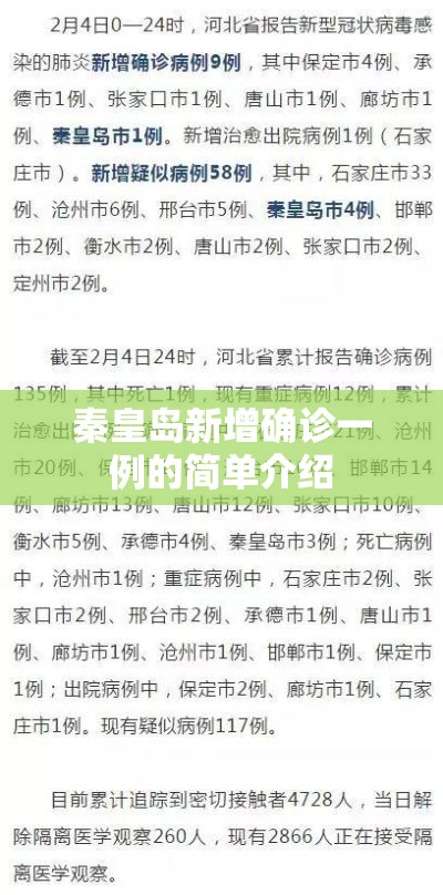 秦皇岛新增确诊一例的简单介绍
