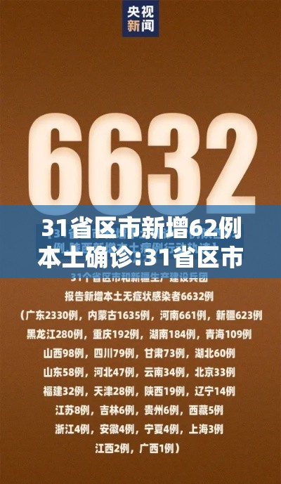 31省区市新增62例本土确诊:31省区市新增本土确诊94例