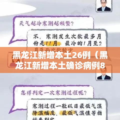 黑龙江新增本土26例（黑龙江新增本土确诊病例8例）