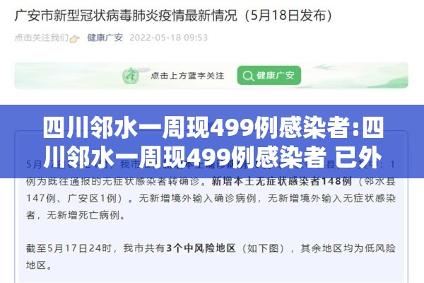 四川邻水一周现499例感染者:四川邻水一周现499例感染者 已外溢