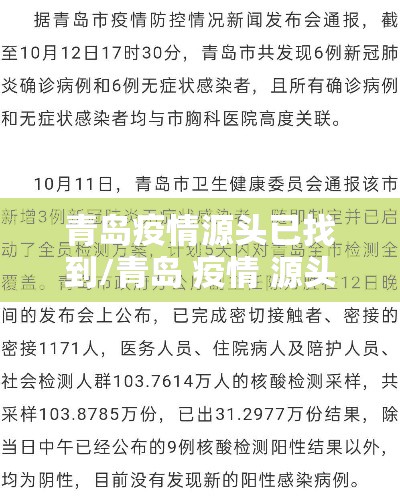 青岛疫情源头已找到/青岛 疫情 源头